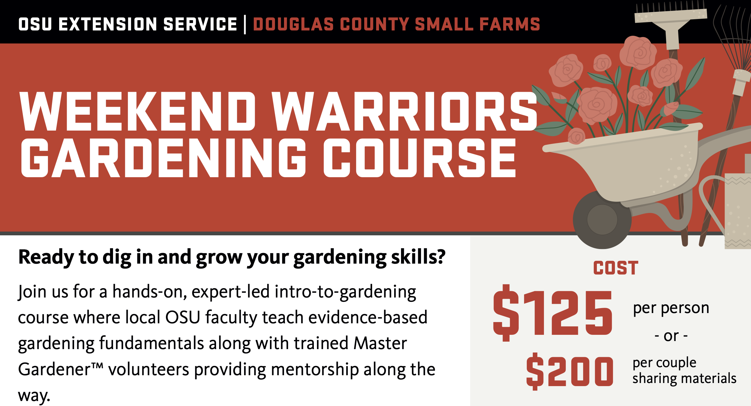 Extension to host new weekend gardening course